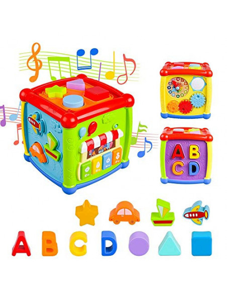 Cub Bebe Educativ Cu Sunete Si Forme Colorate,HE0520