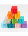 Set 10 Cuburi Soft Cu Cifre Si Culori Diferite,HE0232