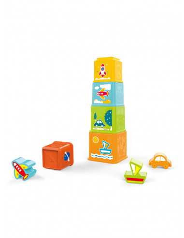 Set Cuburi Pentru Stivuit 8 Piese,HE0225