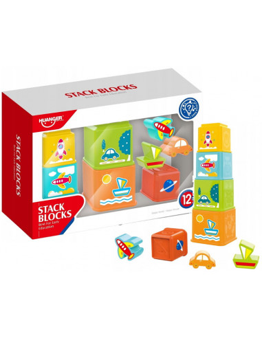 Set Cuburi Pentru Stivuit 8 Piese,HE0225