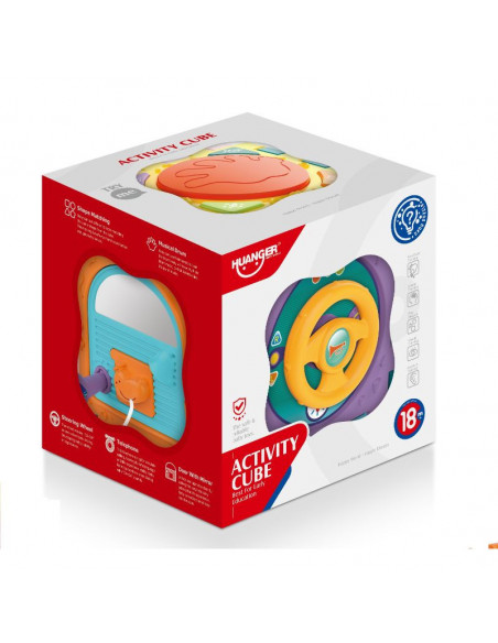 Cub Demontabil Cu Activitati Lumini Sunete Si Forme