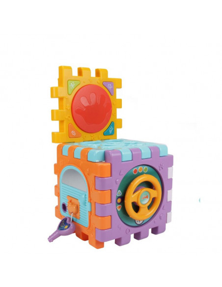 Cub Demontabil Cu Activitati Lumini Sunete Si Forme