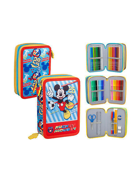 Penar echipat Jminacio, 3 compartimente, Mickey Mouse,34224