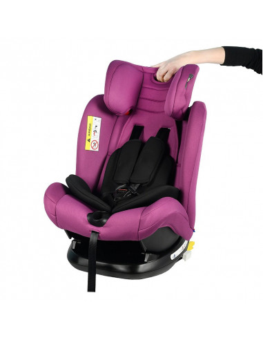 Scaun Auto Riola cu Isofix Crocodile Purple 0 36 kg pozitie