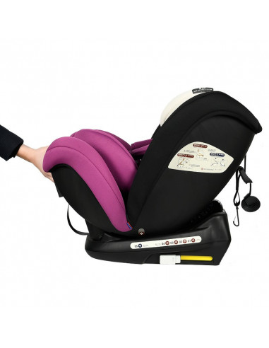 Scaun auto Mandara cu Isofix Crocodile Purple,968B-23H Purple