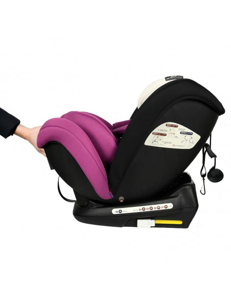 Scaun auto Mandara cu Isofix Crocodile Purple,968B-23H Purple