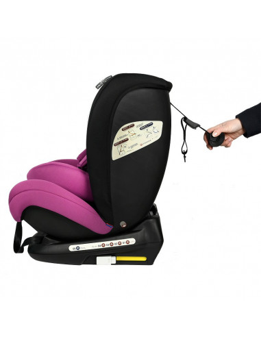 Scaun auto Mandara cu Isofix Crocodile Purple,968B-23H Purple