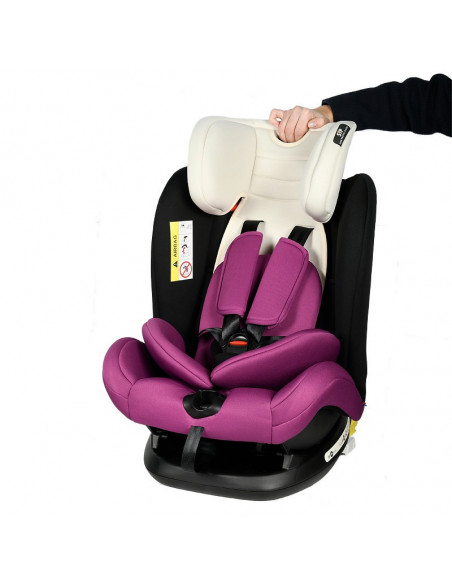 Scaun auto Mandara cu Isofix Crocodile Purple,968B-23H Purple