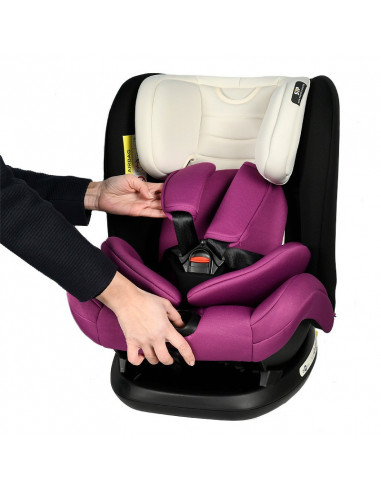 Scaun auto Mandara cu Isofix Crocodile Purple,968B-23H Purple