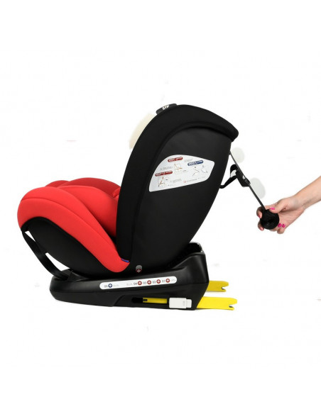 Scaun auto Mandara cu Isofix Crocodile Red,968B-23H Red