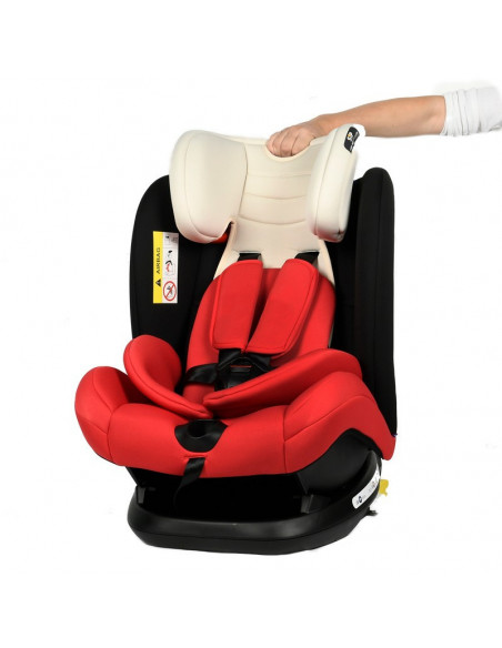 Scaun auto Mandara cu Isofix Crocodile Red,968B-23H Red