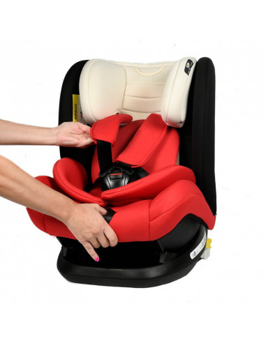 Scaun auto Mandara cu Isofix Crocodile Red,968B-23H Red