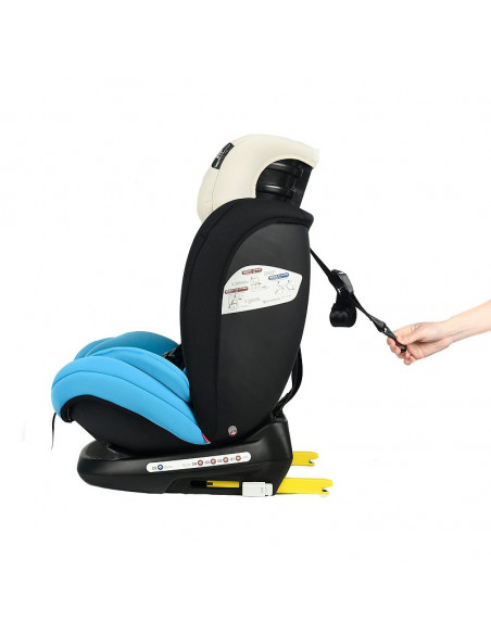 Scaun auto Mandara cu Isofix Crocodile Blue,968B-23H Blue