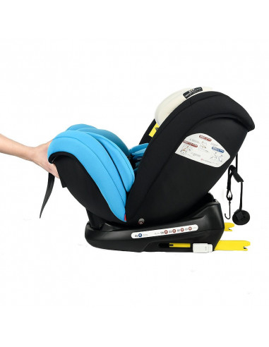 Scaun auto Mandara cu Isofix Crocodile Blue,968B-23H Blue