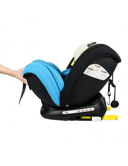 Scaun auto Mandara cu Isofix Crocodile Blue,968B-23H Blue