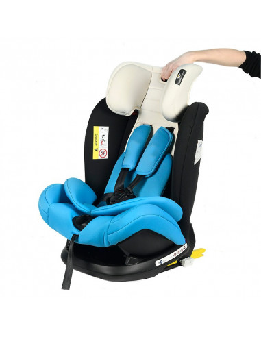 Scaun auto Mandara cu Isofix Crocodile Blue,968B-23H Blue