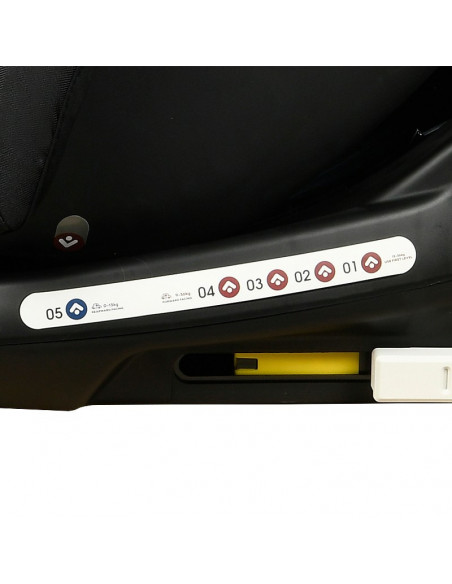 Scaun Auto Ruby Deluxe cu ISOFIX Crocodile 0 36 kg Black