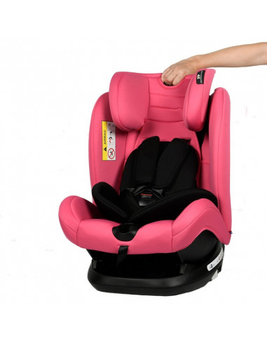 Scaun Auto Riola cu Isofix Crocodile Roz 0 36 kg 135 grade