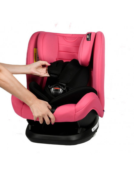 Scaun Auto Riola cu Isofix Crocodile Roz 0 36 kg 135 grade