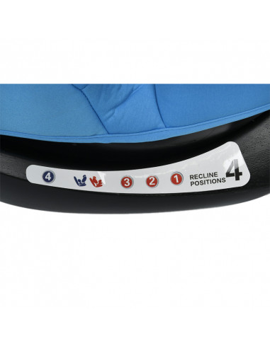 Scaun Auto Riola cu Isofix Crocodile Blue 0 36 kg,906Blue