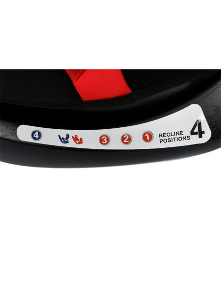 Scaun Auto Riola plus cu Isofix Crocodile Red 0 36 kg pozitie