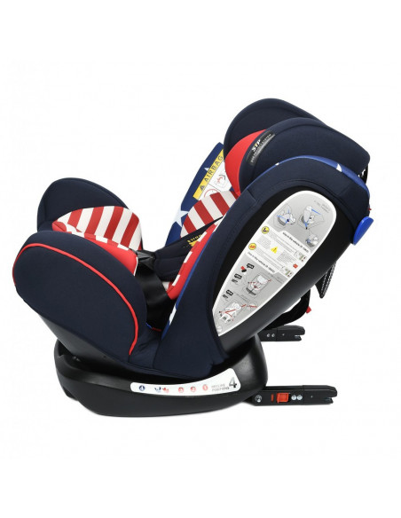Scaun Auto Riola plus cu Isofix Crocodile Captain America 0 36