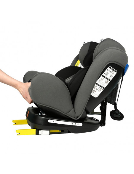 Scaun Auto Tweety Grey cu Isofix rotativ 360 grade Crocodile 0