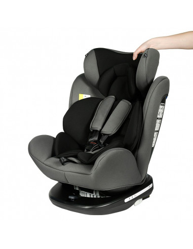 Scaun Auto Tweety Grey cu Isofix rotativ 360 grade Crocodile 0