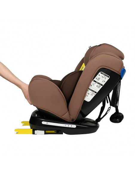 Scaun Auto Tweety Coffee cu Isofix rotativ 360 grade Crocodile