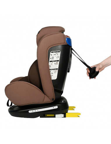 Scaun Auto Tweety Coffee cu Isofix rotativ 360 grade Crocodile