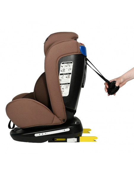 Scaun Auto Tweety Coffee cu Isofix rotativ 360 grade Crocodile