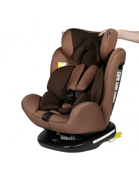 Scaun Auto Tweety Coffee cu Isofix rotativ 360 grade Crocodile
