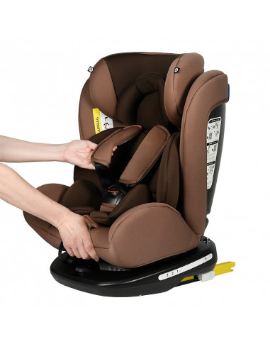 Scaun Auto Tweety Coffee cu Isofix rotativ 360 grade Crocodile