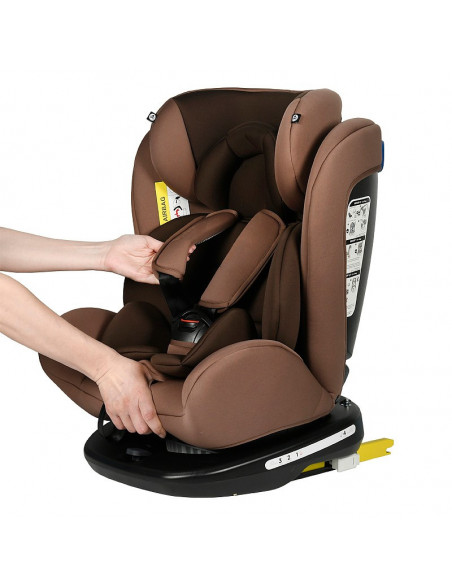 Scaun Auto Tweety Coffee cu Isofix rotativ 360 grade Crocodile