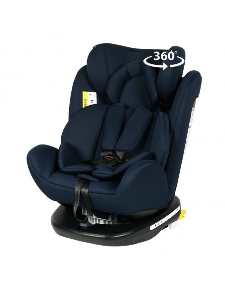 Scaun Auto Tweety DarkBlue cu Isofix rotativ 360 grade