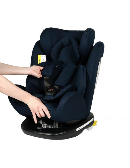 Scaun Auto Tweety DarkBlue cu Isofix rotativ 360 grade