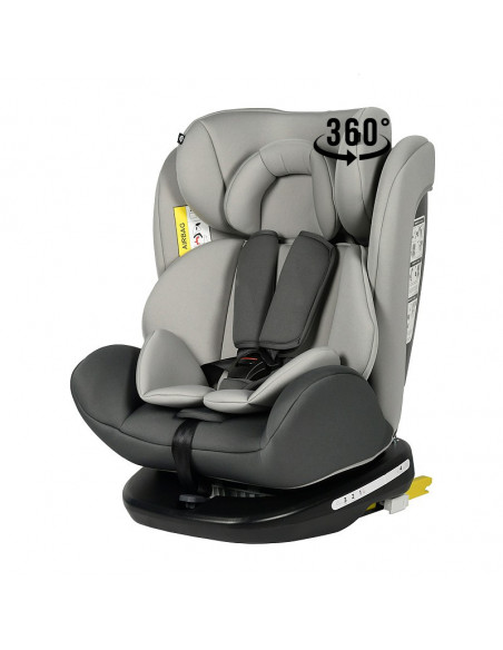 Scaun Auto Tweety DuoGrey cu Isofix rotativ 360 grade Crocodile