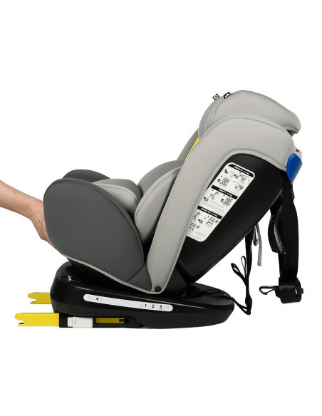 Scaun Auto Tweety DuoGrey cu Isofix rotativ 360 grade Crocodile
