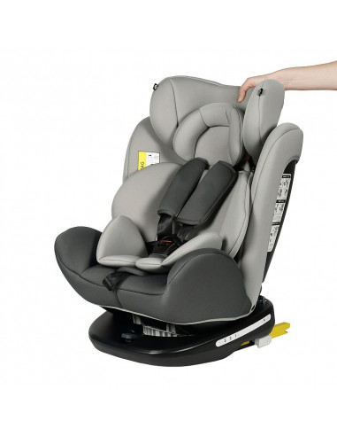 Scaun Auto Tweety DuoGrey cu Isofix rotativ 360 grade Crocodile