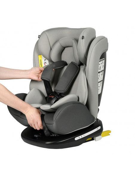 Scaun Auto Tweety DuoGrey cu Isofix rotativ 360 grade Crocodile