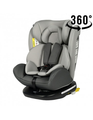 Scaun Auto Tweety DuoGrey cu Isofix rotativ 360 grade Crocodile