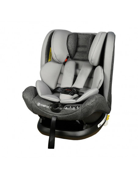 Scaun Auto Ruby Deluxe cu ISOFIX Crocodile 0 36 kg DuoGrey