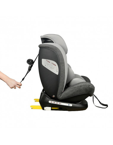 Scaun Auto Ruby Deluxe cu ISOFIX Crocodile 0 36 kg DuoGrey
