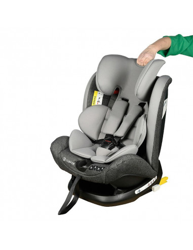 Scaun Auto Ruby Deluxe cu ISOFIX Crocodile 0 36 kg DuoGrey