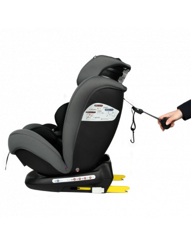Scaun Auto Ruby Deluxe cu ISOFIX 0 36 kg, pozitie somn 137