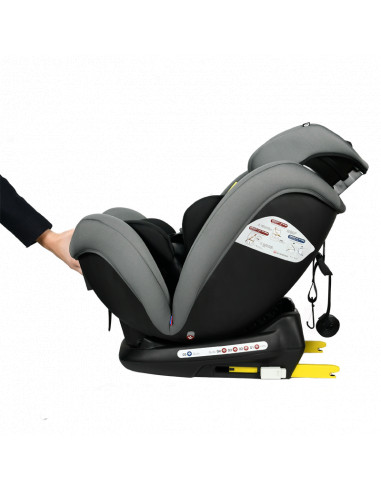 Scaun Auto Ruby Deluxe cu ISOFIX 0 36 kg, pozitie somn 137
