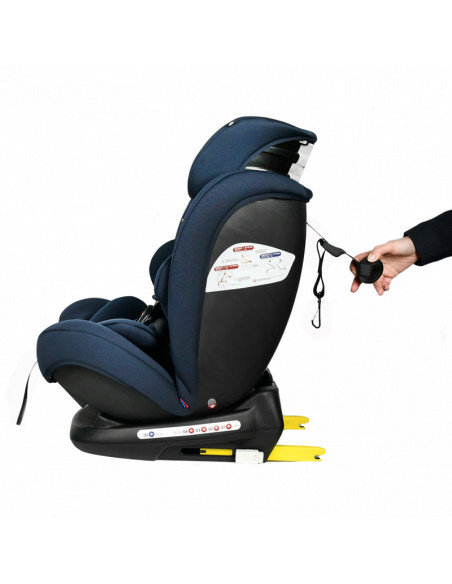 Scaun Auto Ruby Deluxe cu ISOFIX 0 36 kg, pozitie somn 137