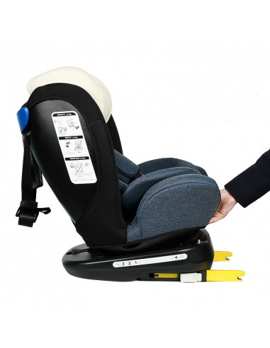 Scaun Auto Tweety BlueJeans cu Isofix rotativ 360 grade 0 36 kg