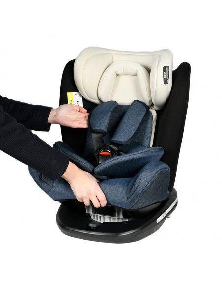 Scaun Auto Tweety BlueJeans cu Isofix rotativ 360 grade 0 36 kg