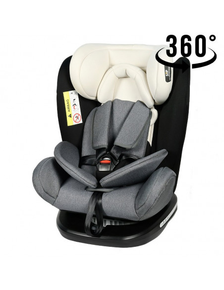 Scaun Auto Tweety GreyJeans cu Isofix rotativ 360 grade 0 36 kg